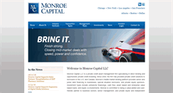 Desktop Screenshot of monroecap.com